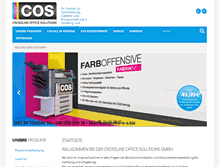 Tablet Screenshot of c-o-s.biz